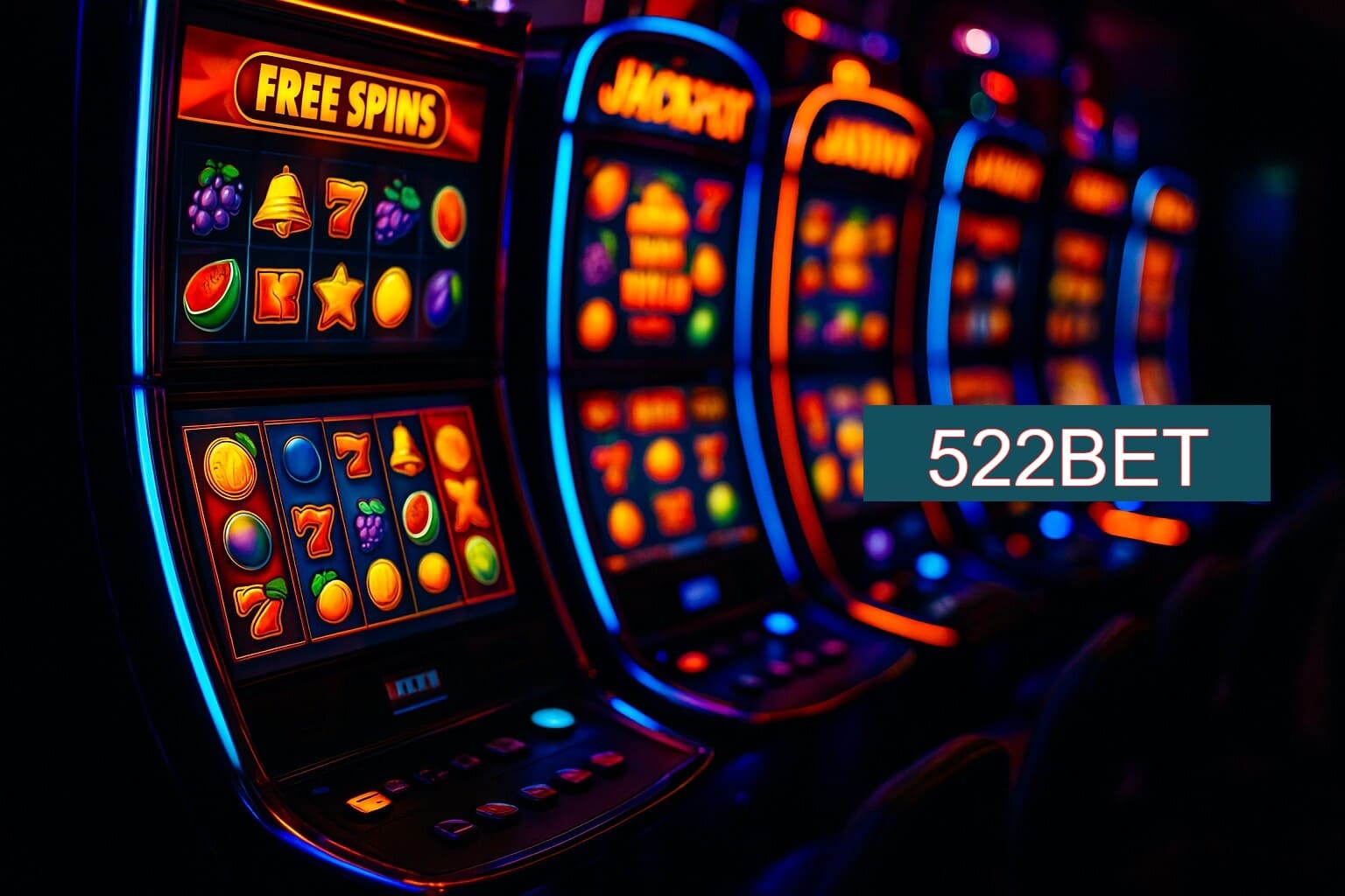 Diversos jogos de caça-níqueis